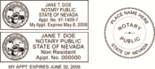 Nevada Notary and Seal -Must designate "nonresident" if notary lives in another state-Seal is optional